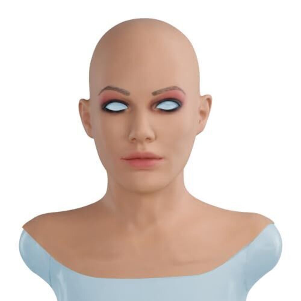 5101 Realistic Silicone Face Mask for Crossdressing Cosplay Silicone Face